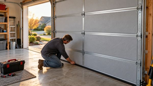 Améliorez l'isolation de votre porte de garage efficacement
